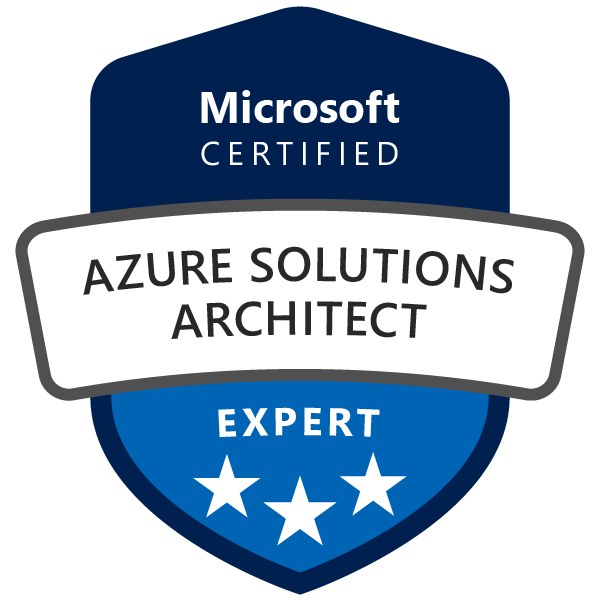 Azure Solutions Architect Expert badge